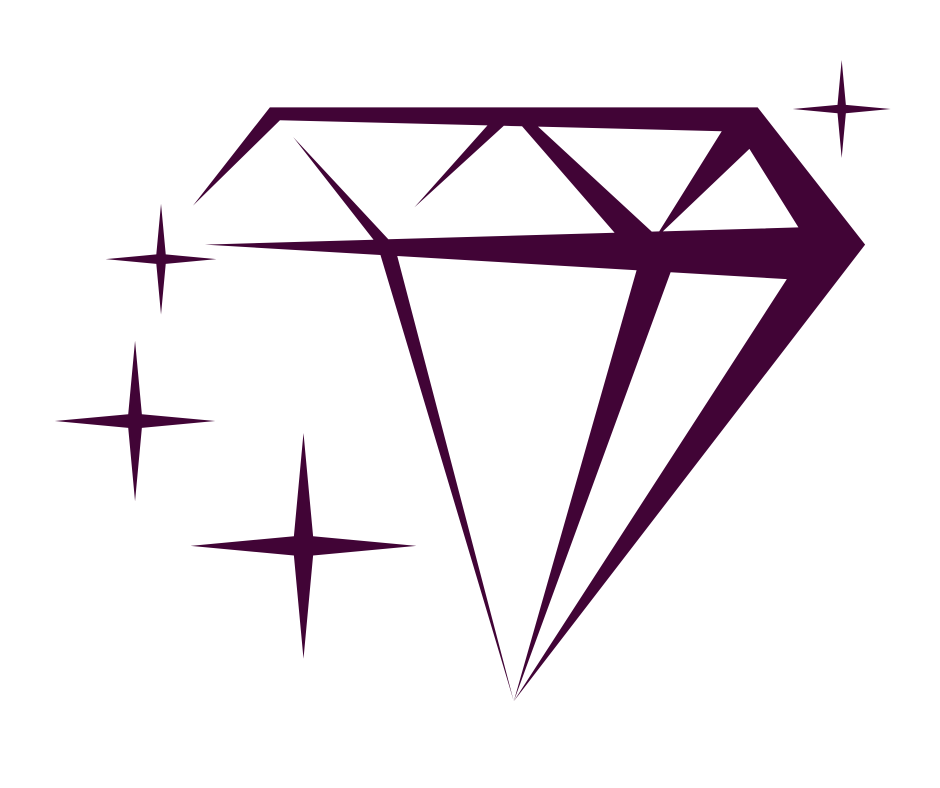 diament ciemnamagenta